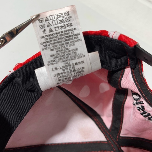 Disney Parks Disneyland Minnie Mouse Polka Dot Ears Bow Adjustable Hat Youth H2 - Picture 11 of 13